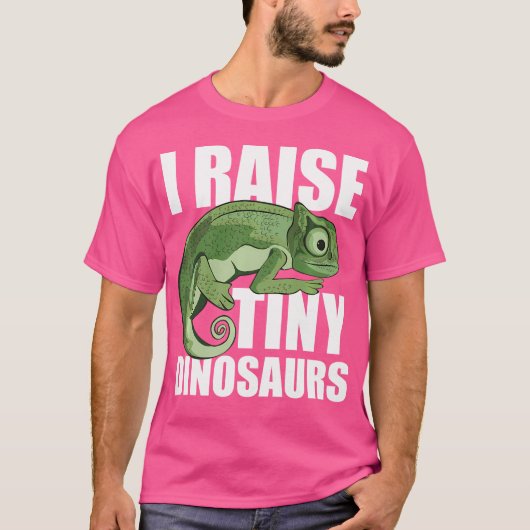 Ik kweek kleine dinosaurussen grappige kameleon t-shirt (Voorkant)