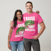 Ik kweek kleine dinosaurussen grappige kameleon t-shirt (Unisex)