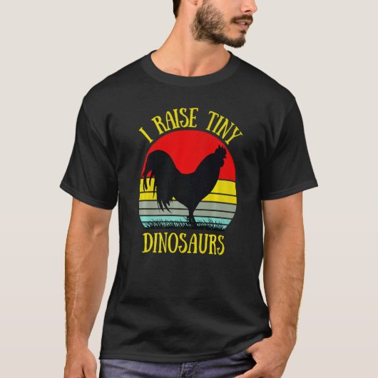 Ik kweek kleine dinosaurussen Kip T-shirt (Voorkant)