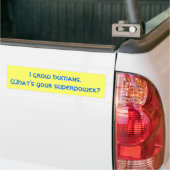 Ik kweek mensen. Wat is je supermacht? Bumpersticker (Op Truck)