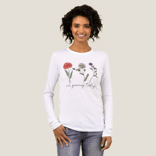 Ik kweek vandaag wilde bloemen Tri-Blend shirt