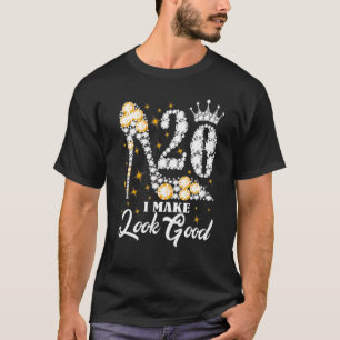 Ik laat 20 er goed uitzien 20ste verjaardag 20 jaa t-shirt