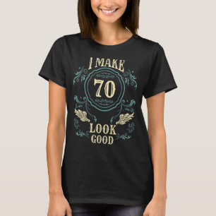 Ik laat 70 er goed uitzien 70ste jaar oude Mannen T-shirt