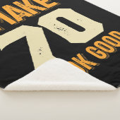 Ik laat 70 er goed uitzien 70ste verjaardag cadeau sherpa deken (3/4)