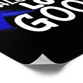 Ik laat Alopecia er goed uitzien leuk Alopecia War Poster (Hoek)