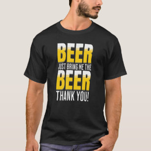 Ik laat Beer verdwijnen Beer Drink grappen Mannen T-shirt