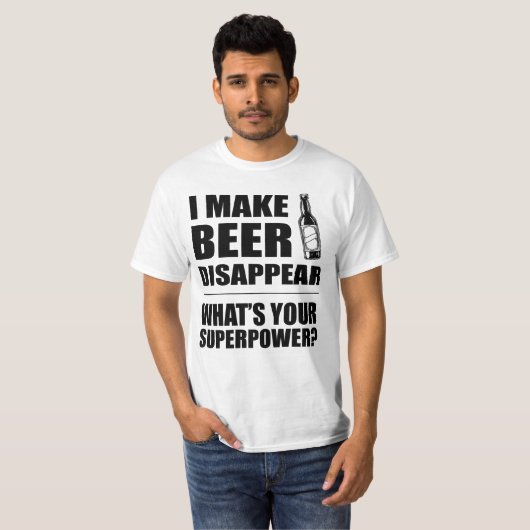 Ik laat Beer verdwijnen Grappig T-shirt (Voorkant volledig)