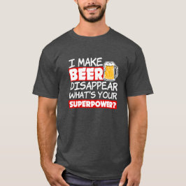 Ik laat Beer verdwijnen Grappig wat je superkracht T-shirt