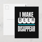 Ik laat Bier verdwijnen Briefkaart (Voorkant / Achterkant)