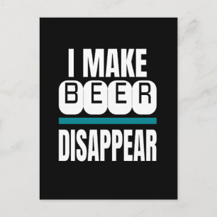 Ik laat Bier verdwijnen Briefkaart