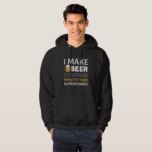 Ik laat Bier verdwijnen Hoodie (Voorkant volledig)