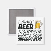 Ik laat Bier verdwijnen Magneet (Voorkant / Achterkant)