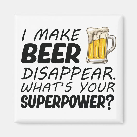 Ik laat Bier verdwijnen Magneet (Voorkant)