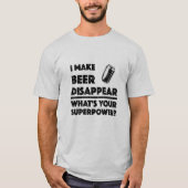 Ik laat bier verdwijnen - Mannen T-shirt (Voorkant)