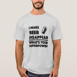 Ik laat bier verdwijnen - Mannen T-shirt