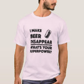 Ik laat bier verdwijnen - Mannen T-shirt (Voorkant)