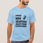 Ik laat bier verdwijnen - Mannen T-shirt (Voorkant)
