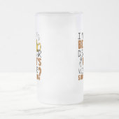 Ik laat bier verdwijnen matglas bierpul (Center)