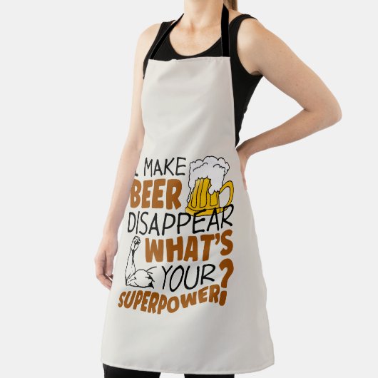 Ik laat bier verdwijnen schort (Insitu)