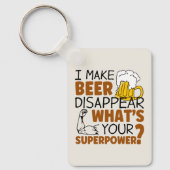 Ik laat bier verdwijnen sleutelhanger (Voorkant)