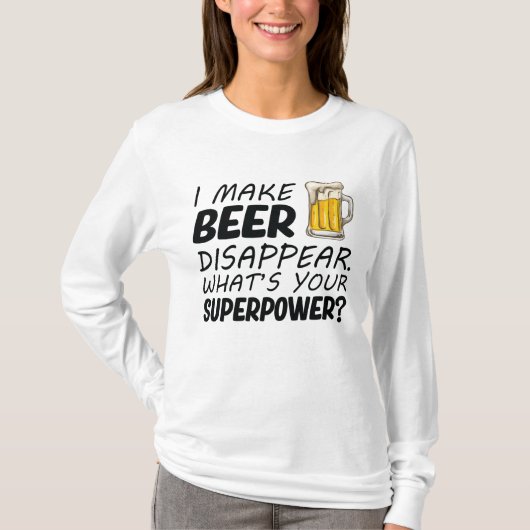 Ik laat Bier verdwijnen T-shirt (Voorkant)