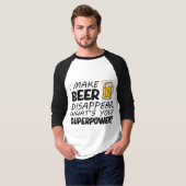 Ik laat Bier verdwijnen T-shirt (Voorkant volledig)