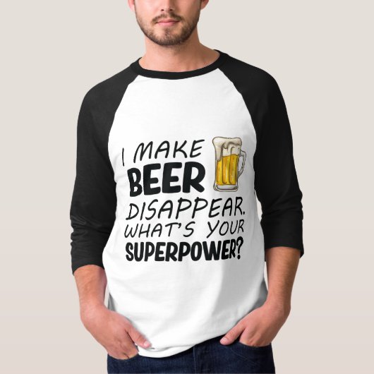Ik laat Bier verdwijnen T-shirt (Voorkant)