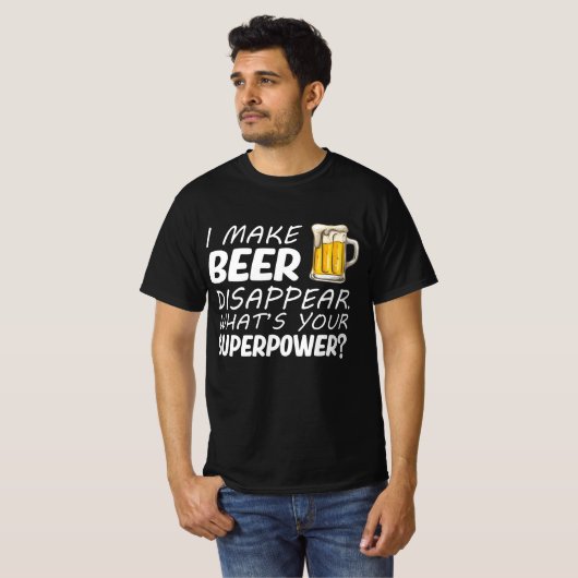 Ik laat Bier verdwijnen T-shirt (Voorkant volledig)