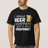Ik laat Bier verdwijnen T-shirt (Voorkant)