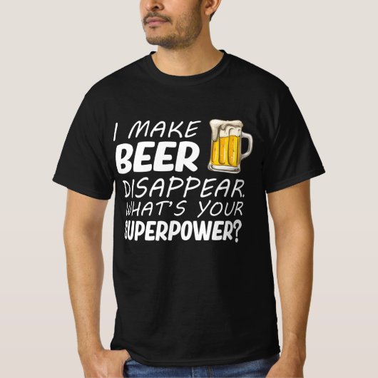 Ik laat Bier verdwijnen T-shirt (Voorkant)