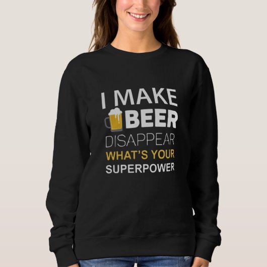 Ik laat bier verdwijnen trui (Voorkant)