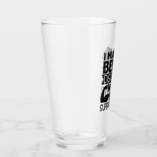 Ik laat bier verdwijnen wat je supermacht is? glas (Rechts)