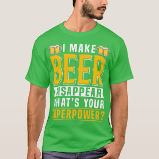 Ik laat Bier verdwijnen wat je Superpower 3 is T-shirt