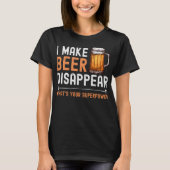 Ik laat Bier verdwijnen wat je Superpower grappig T-shirt (Voorkant)