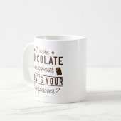 Ik laat Chocolade verdwijnen Koffiemok (Voorkant links)