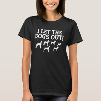 Ik laat de honden los. t-shirt