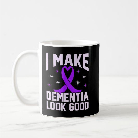 Ik laat dementie er goed uitzien Alzheimer's bewus Koffiemok (Links)