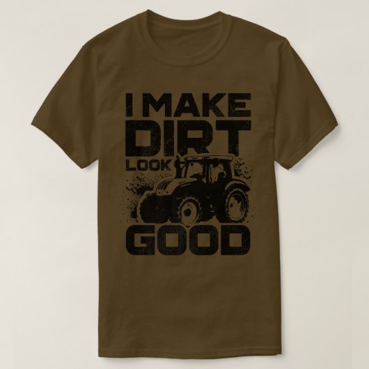 Ik laat Direct er goed uitzien, tractor driver Agi T-shirt (Design voorkant)