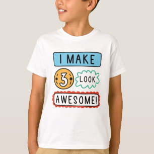 Ik laat drie zien Geweldige T-shirt