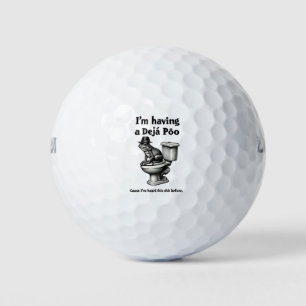 Ik laat een déjà poo dit horen voor de kikker golfballen