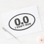 Ik laat geen ovale lopende sticker draaien (Envelop)