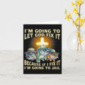 Ik laat God het repareren, want als ik het reparee Kaart (Gele Bloem)