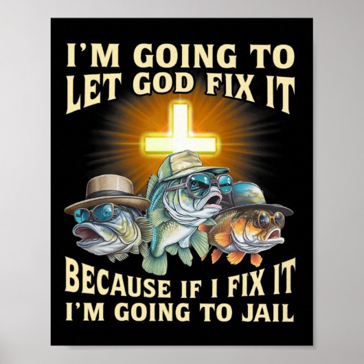 Ik laat God het repareren, want als ik het reparee Poster (Voorkant)