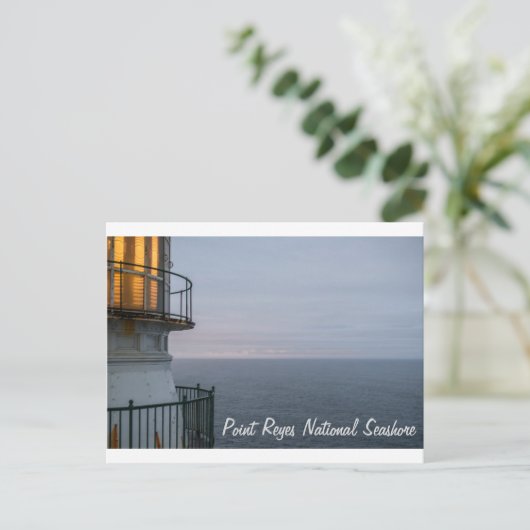 Ik laat het licht aan briefkaart (Staand voorkant)