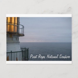 Ik laat het licht aan briefkaart