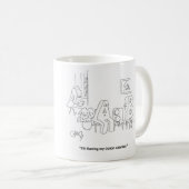 "Ik laat mijn colon controleren" Mok (Voorkant rechts)