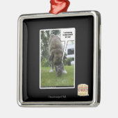 Ik laat m'n kneuzer alleen. metalen ornament (Links)