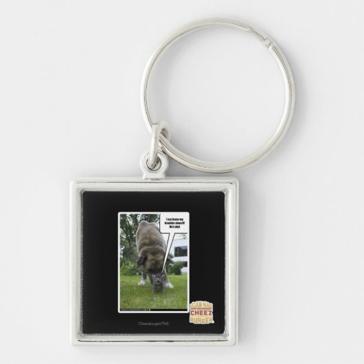 Ik laat m'n kneuzer alleen. sleutelhanger (Voorkant)