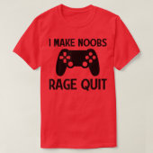 Ik laat Noobs Rage stoppen met Grapny Gamer Video  T-shirt (Design voorkant)