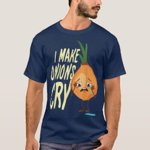 ik laat uien huilen eten koken lunchcatering t-shirt